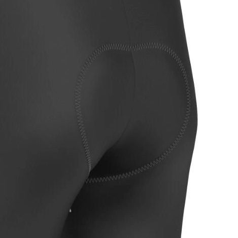 Back view of Kawhi men’s padded cycling shorts with ergonomic fit