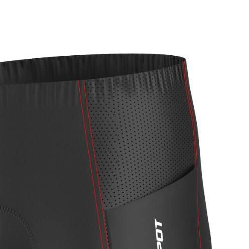 Side profile of Kawhi cycling shorts with moisture-wicking fabric and mesh panels