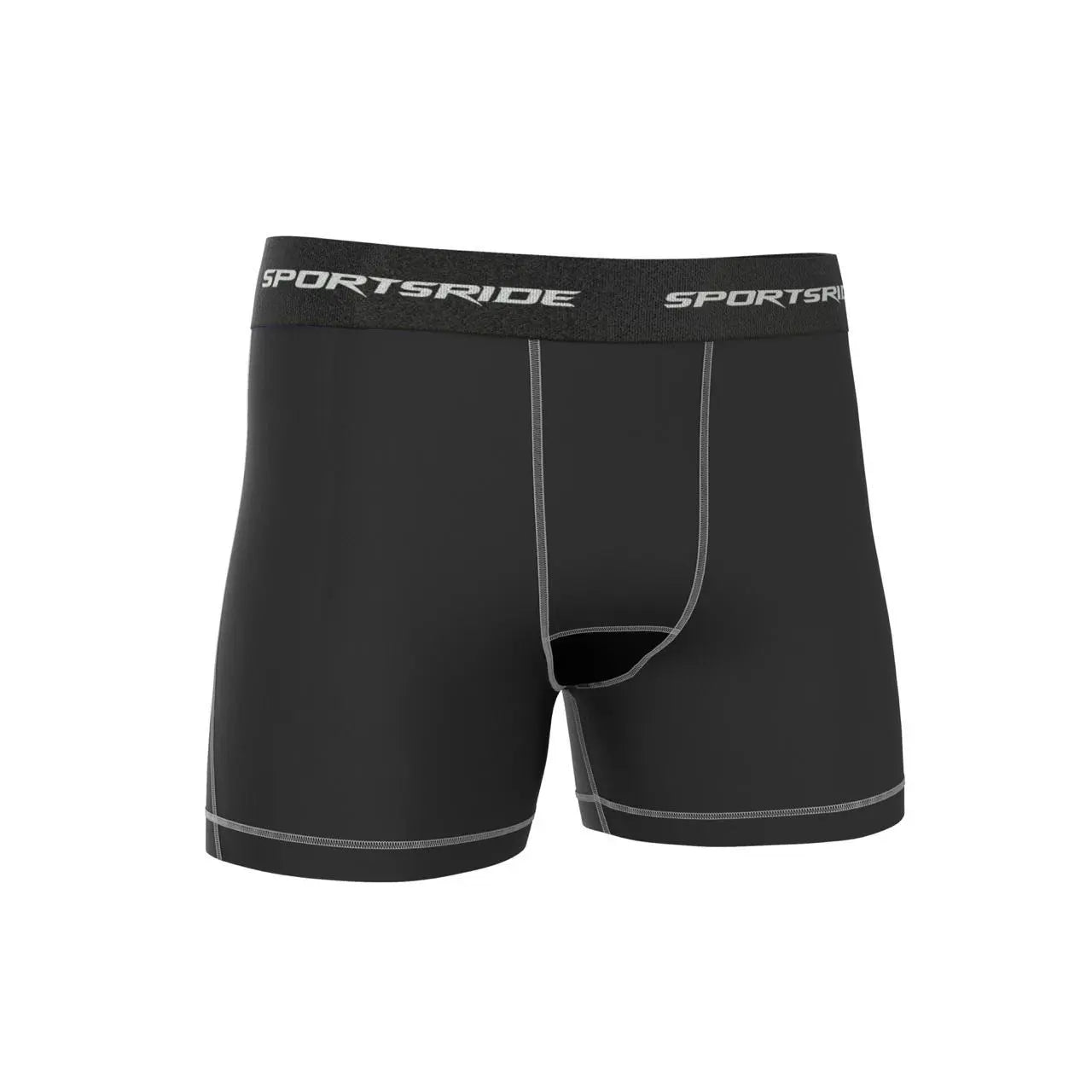 mens-cycling-boxers-black-front-view-sportspot