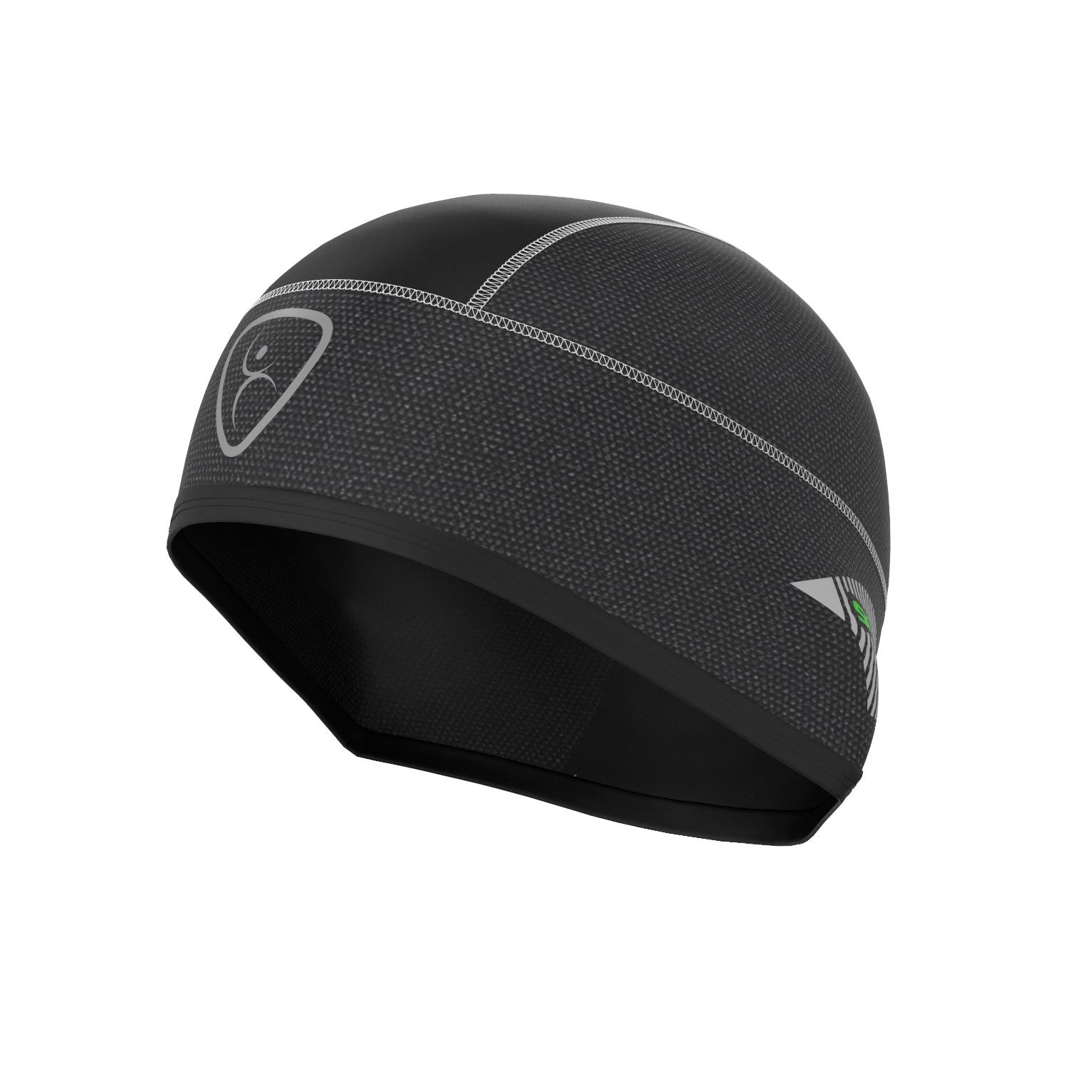 Rear view of Men’s Windproof Cycling Head Cap showing ergonomic fit and reflective Sportspot logo