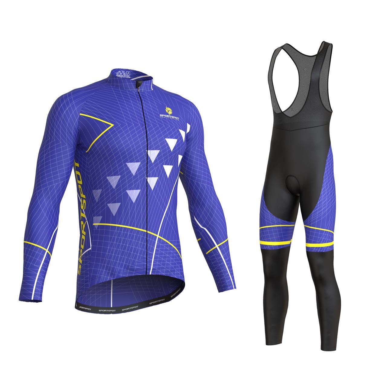 bicycling jersey set with bib tights