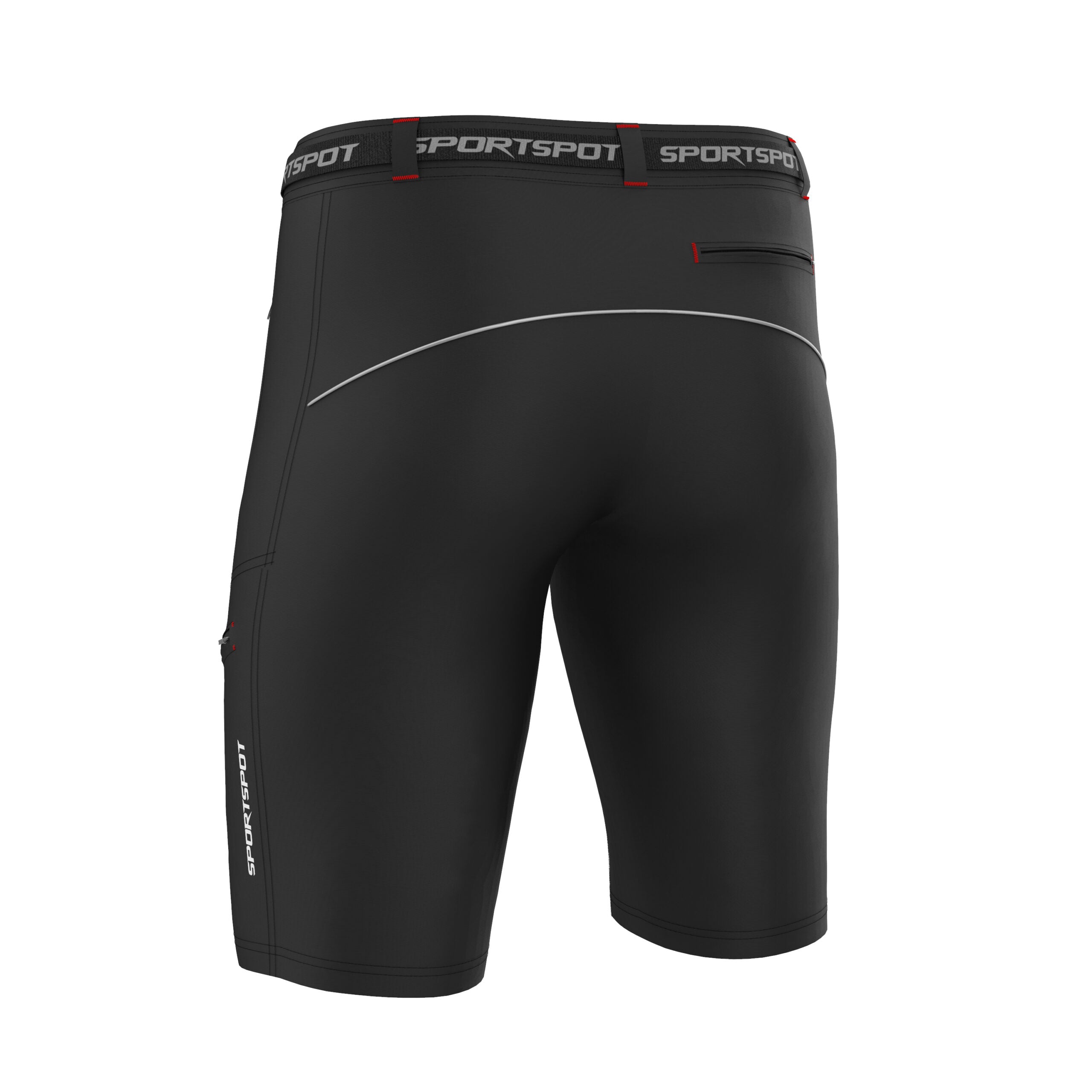 mtb mountain biking shorts with underpants and zippered pockets