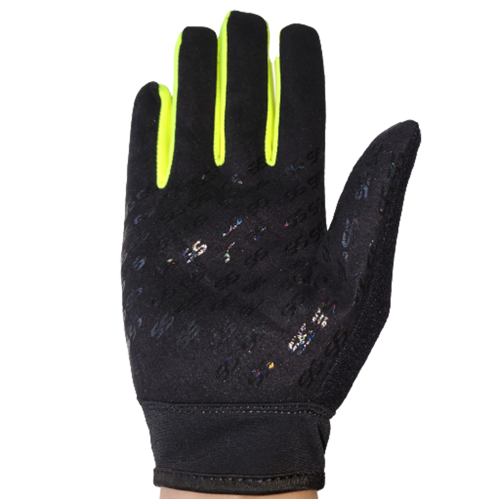 Fluorescent Reflective Grip Cycling Gloves